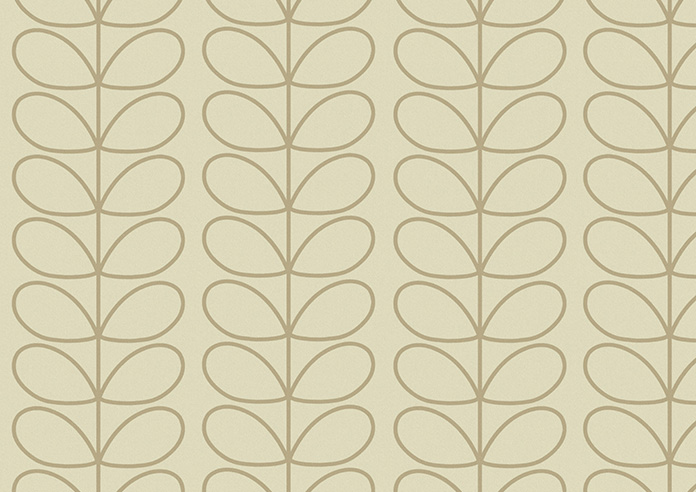 Orla Kiely Linear Stem, Natural - Made to Measure Curtains - Image 8